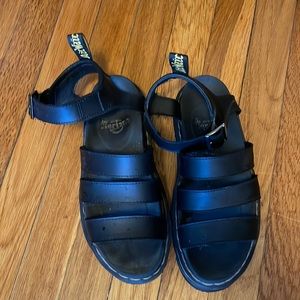 Dr. Martens black blaire sandals